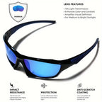 Fashion Sports Sunglasses Polarized UV400 Protection for Men & Women - Round Metal Frame