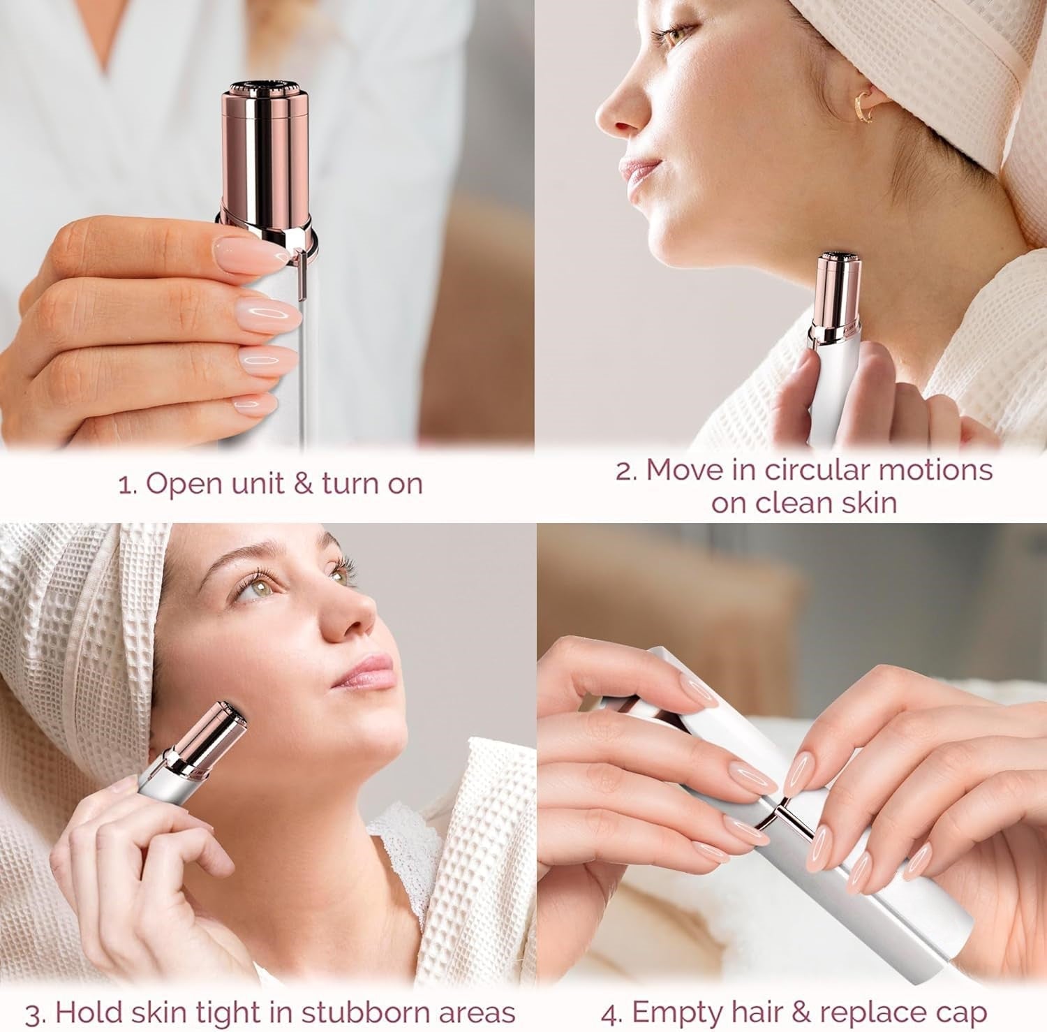 Flawless Facial Hair Remover – Smooth Skin, Daily Care
