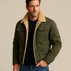 Fleece-Lined Men's Winter Coat – Outdoor, Casual