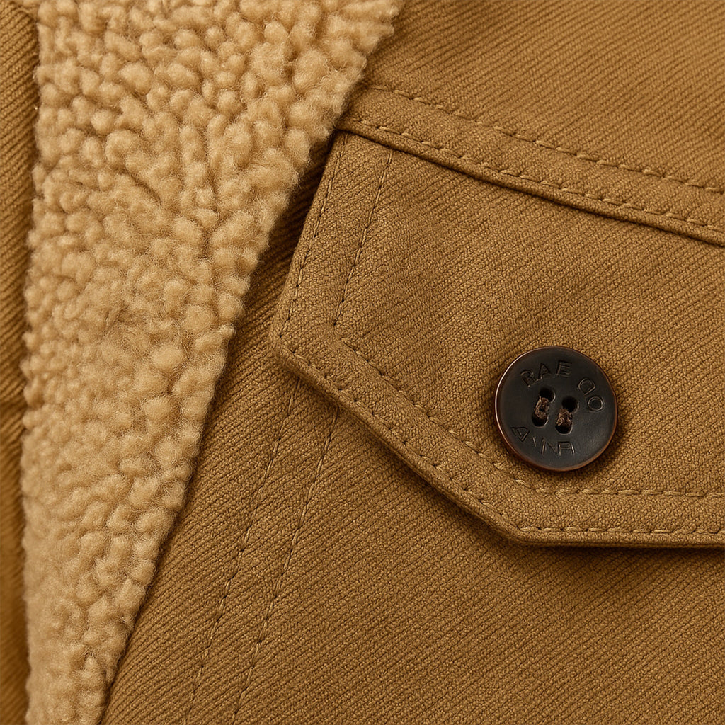 Fleece-Lined Men's Winter Coat – Outdoor, Casual