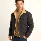 Fleece-Lined Men's Winter Coat – Outdoor, Casual