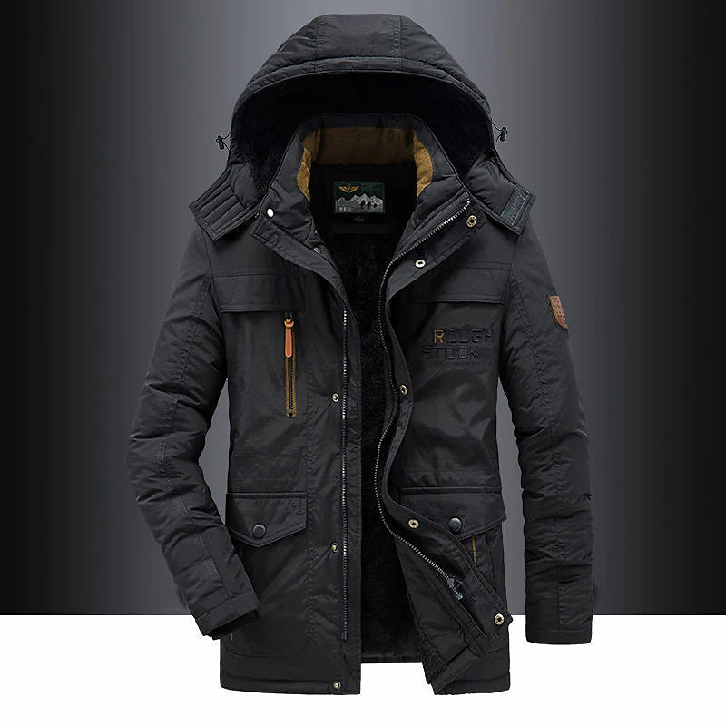 Fleece-Lined Utility Jacket – Outdoor, Casual Wear
