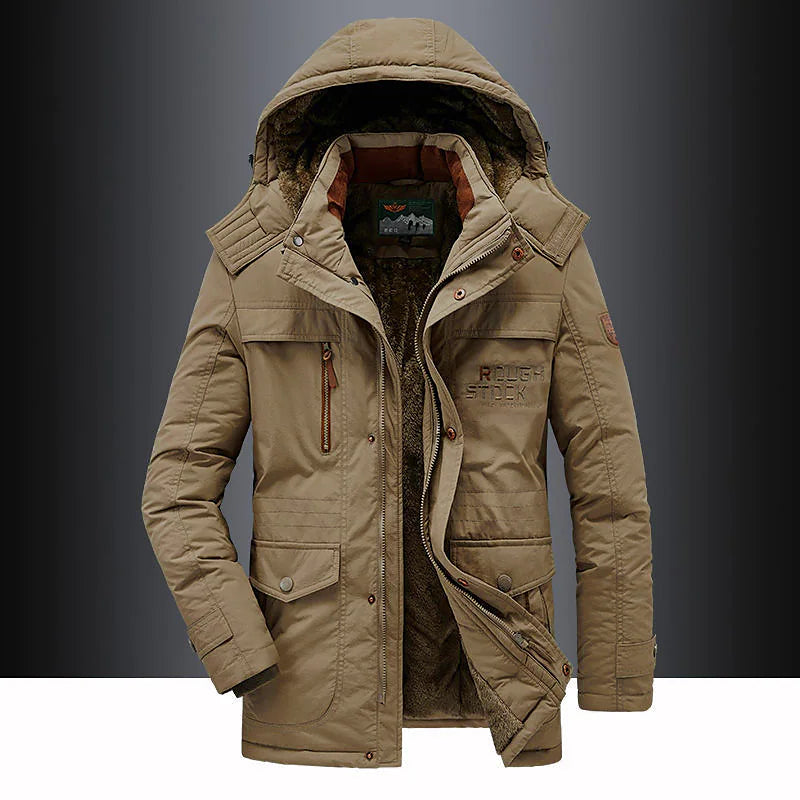 Fleece-Lined Utility Jacket – Outdoor, Casual Wear