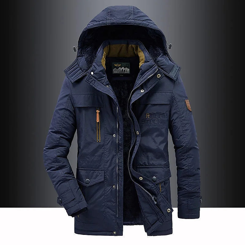 Fleece-Lined Utility Jacket – Outdoor, Casual Wear