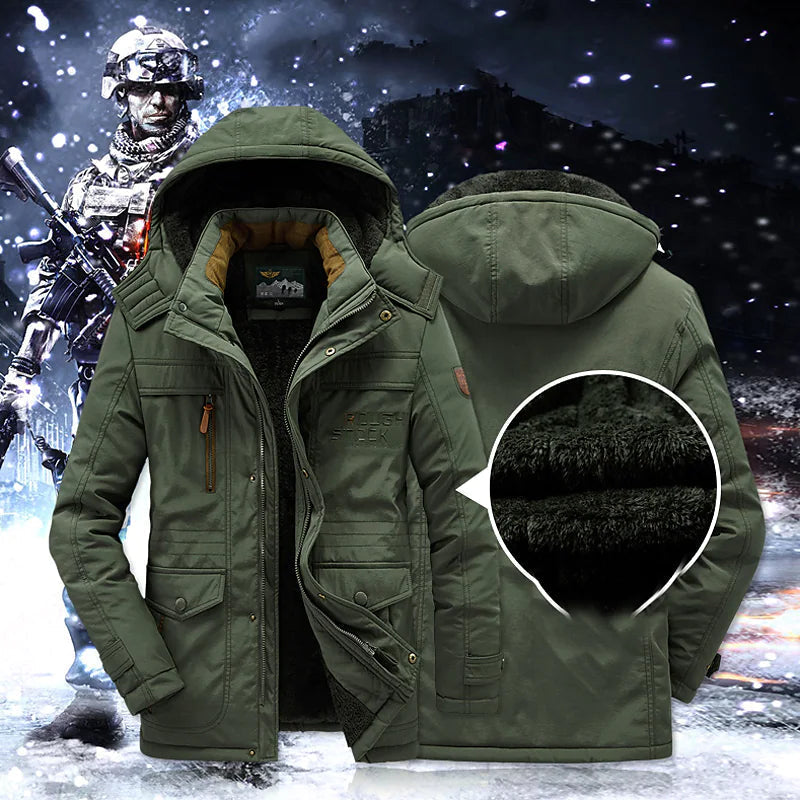 Fleece-Lined Utility Jacket – Outdoor, Casual Wear