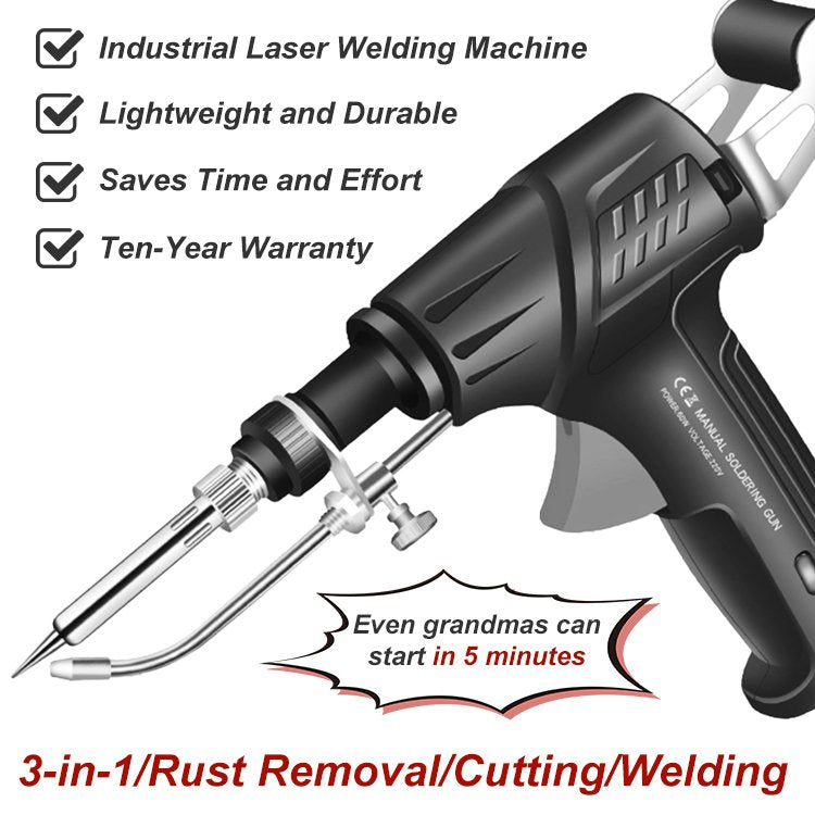 Laser Welding Machine with 20-Second Heating – DIY, Home Repair