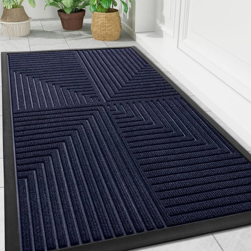 Heavy-Duty Non-Slip Floor Mat | Durable Dirt-Trapping Design – Safe for High-Traffic Entrances, Indoor Use
