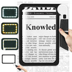 Illuminated Magnifying Glass 5X Magnification with 48 LED Lights – Reading, Hobbies