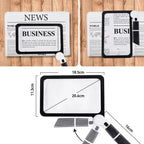 Illuminated Magnifying Glass 5X Magnification with 48 LED Lights – Reading, Hobbies