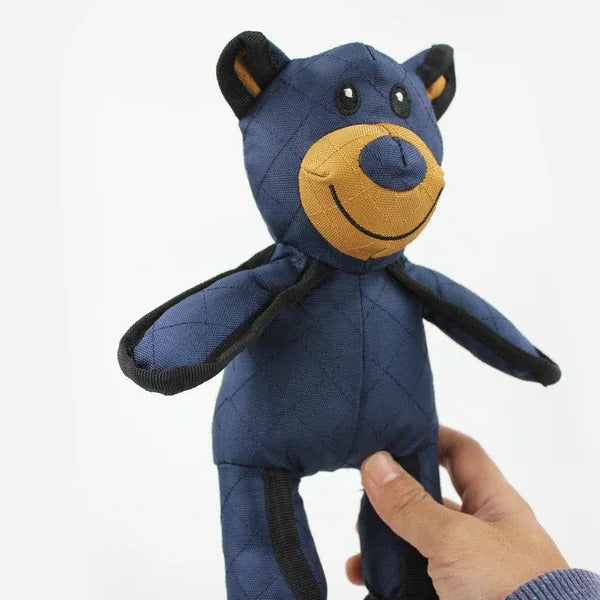 Indestructible Bear Dog Toys for Heavy Chewers – Interactive Play, Durable Fun