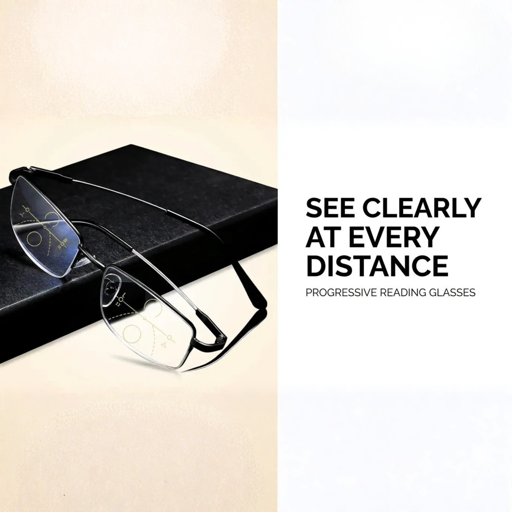 Intelligent Progressive Glasses for Clear Vision – Daily Use, Eye Comfort