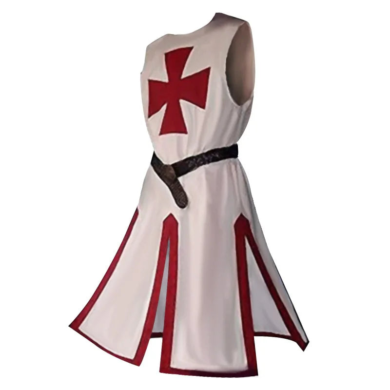 Knights Templar Crusader Cosplay Costume Set – Halloween, Themed Events