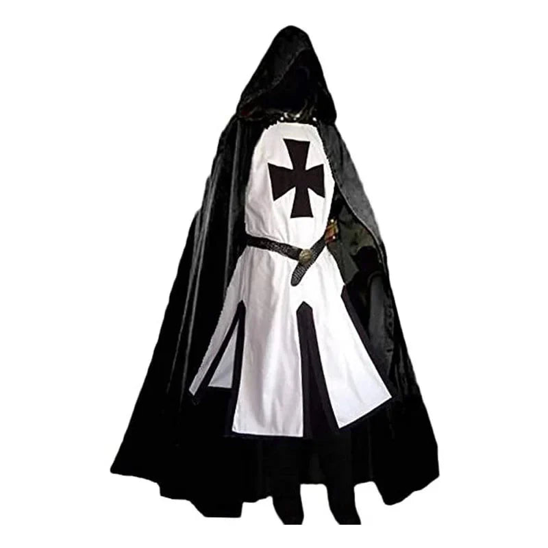 Knights Templar Crusader Cosplay Costume Set – Halloween, Themed Events