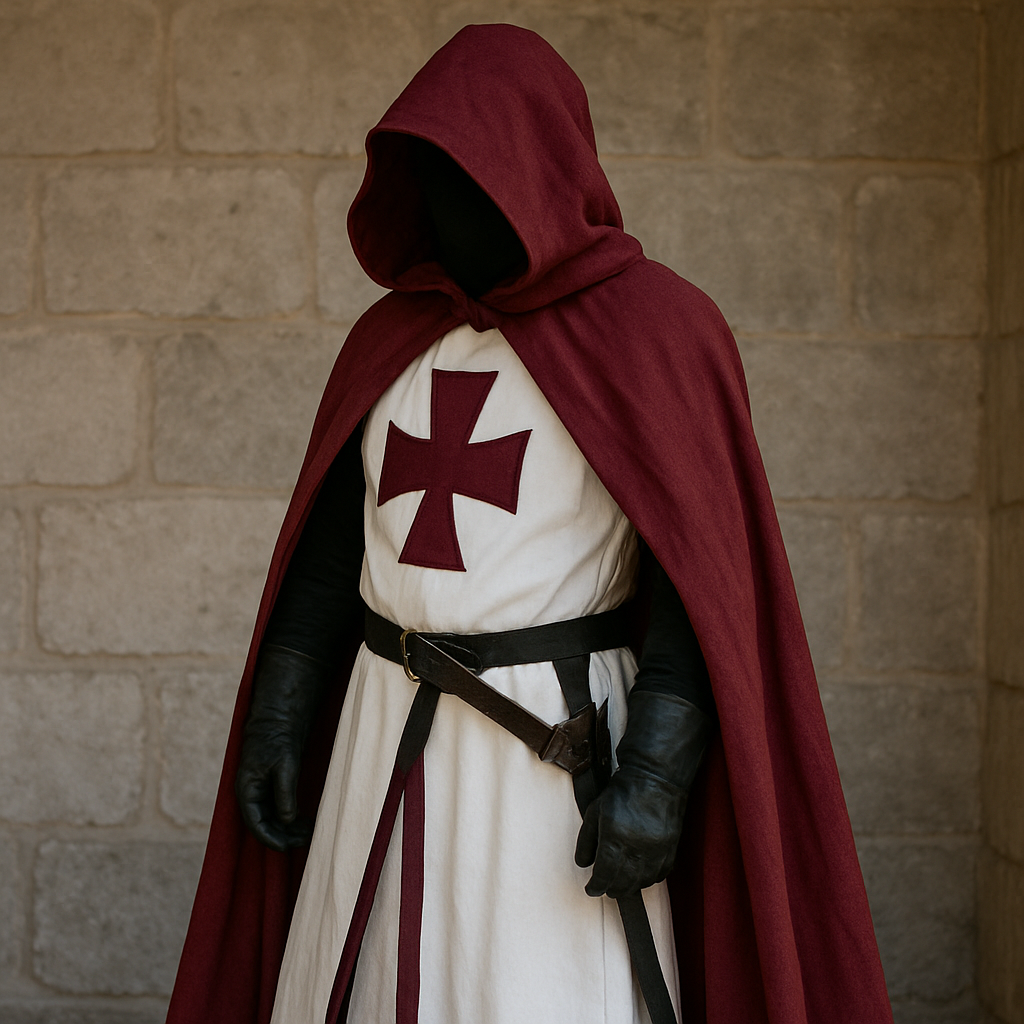 Knights Templar Crusader Cosplay Costume Set – Halloween, Themed Events