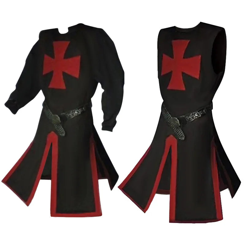 Knights Templar Crusader Cosplay Costume Set – Halloween, Themed Events