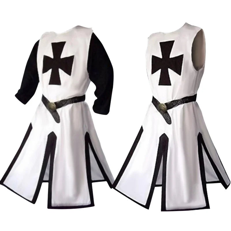 Knights Templar Crusader Cosplay Costume Set – Halloween, Themed Events