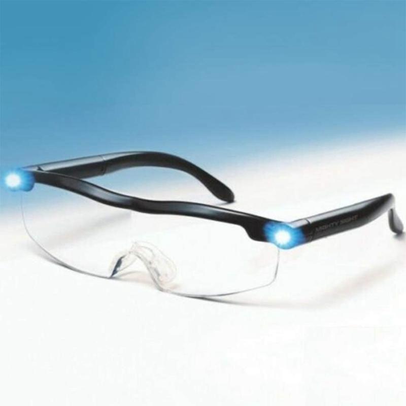 LED Magnifying Glasses with Adjustable Light | Hands-Free Design – Reading, Crafting