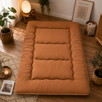 Japanese Floor Bed, 4 Inch Thick Futon Mattress, Foldable – Home, Travel