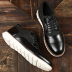 Leder Sneakers in Schwarz – Casual, Alltag