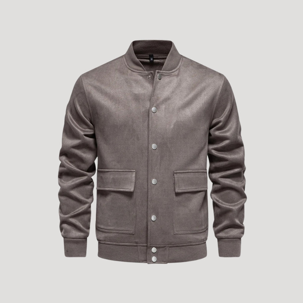 Lightweight Men's Bomber Jacket - Varsity Style, Athletic Fit – Casual, Transitional Wear