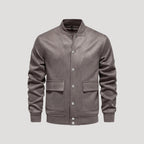 Lightweight Men's Bomber Jacket - Varsity Style, Athletic Fit – Casual, Transitional Wear