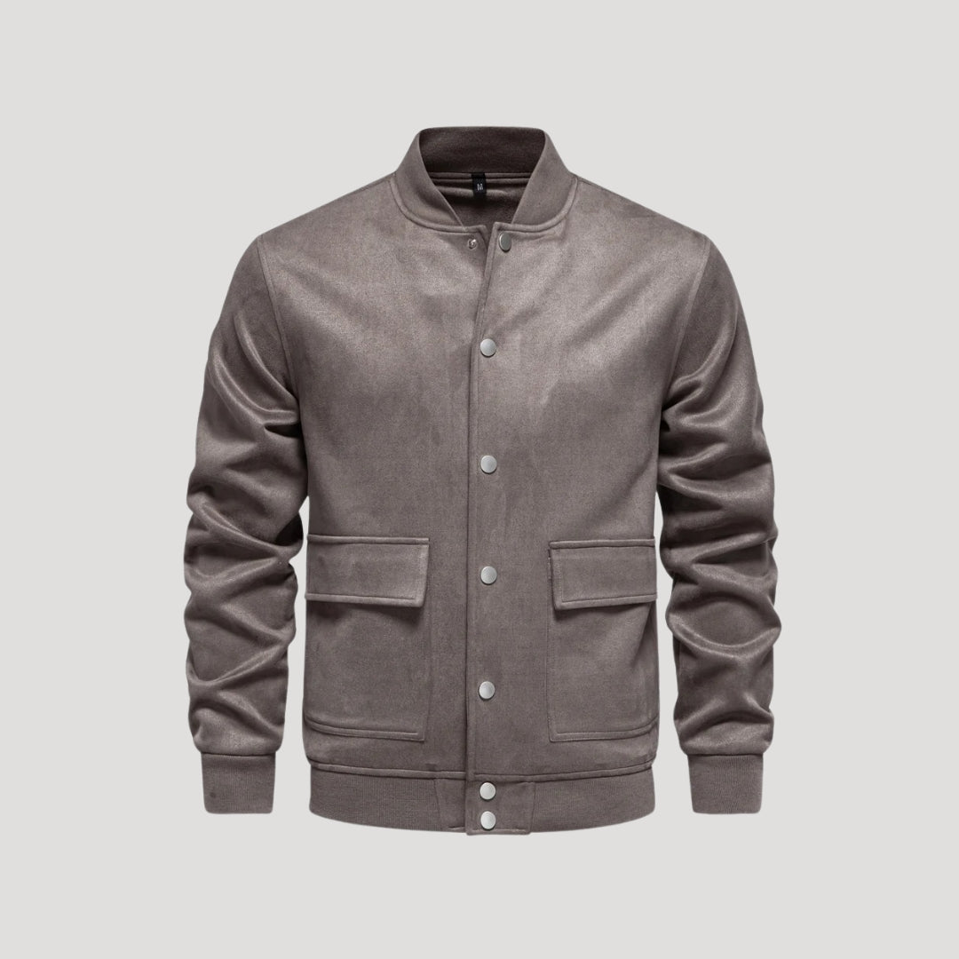 Lightweight Men's Bomber Jacket - Varsity Style, Athletic Fit – Casual, Transitional Wear