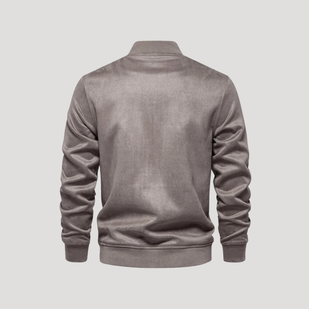 Lightweight Men's Bomber Jacket - Varsity Style, Athletic Fit – Casual, Transitional Wear