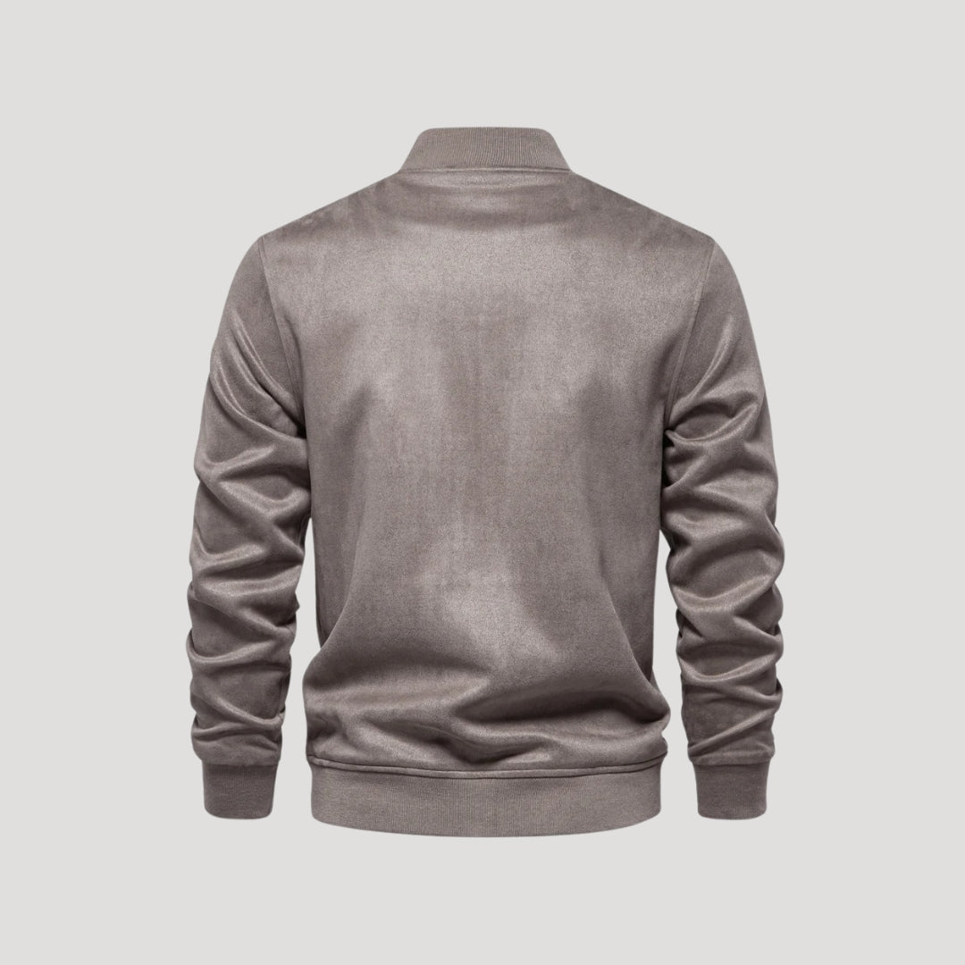 Lightweight Men's Bomber Jacket - Varsity Style, Athletic Fit – Casual, Transitional Wear