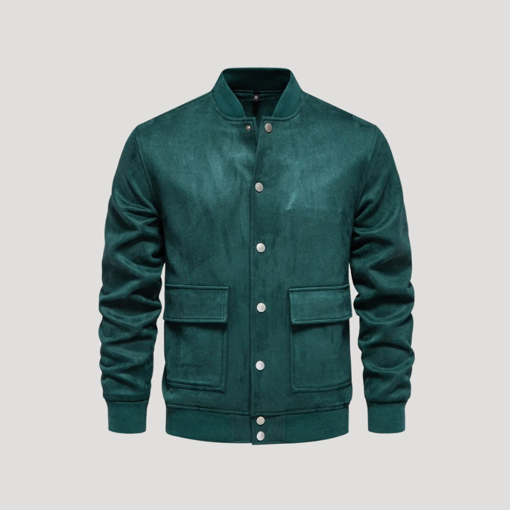 Lightweight Men's Bomber Jacket - Varsity Style, Athletic Fit – Casual, Transitional Wear