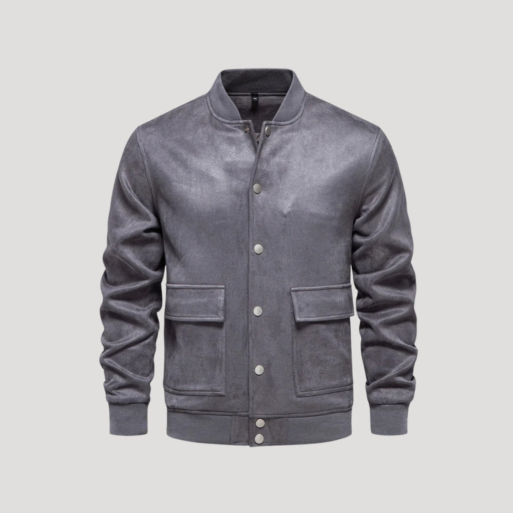 Lightweight Men's Bomber Jacket - Varsity Style, Athletic Fit – Casual, Transitional Wear