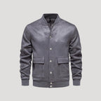 Lightweight Men's Bomber Jacket - Varsity Style, Athletic Fit – Casual, Transitional Wear