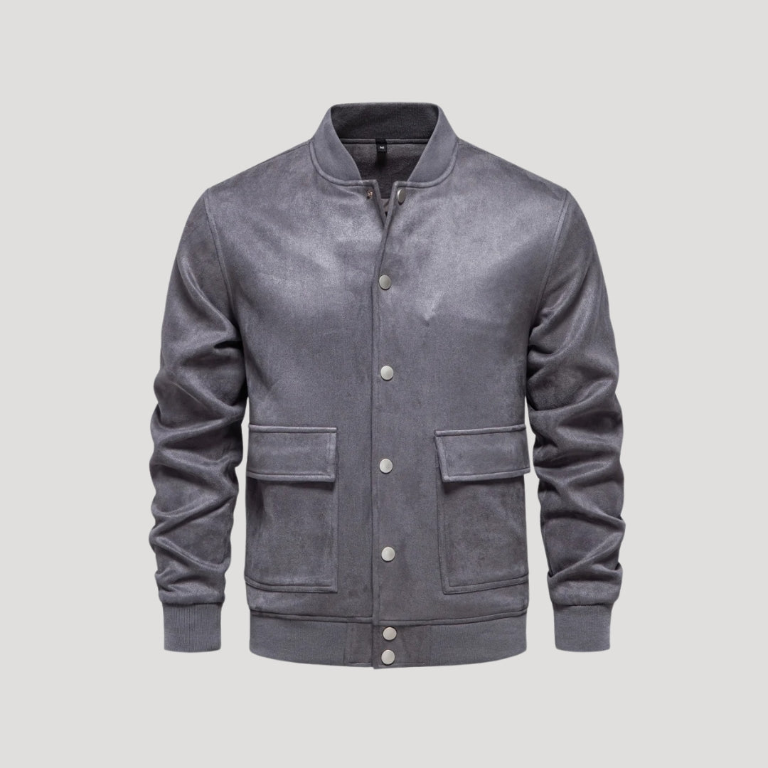 Lightweight Men's Bomber Jacket - Varsity Style, Athletic Fit – Casual, Transitional Wear