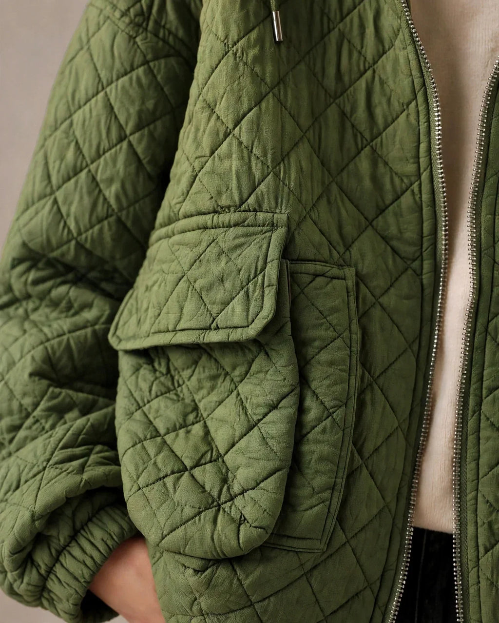 Lightweight Quilted Women's Jacket – Casual Wear, Outdoor Activities