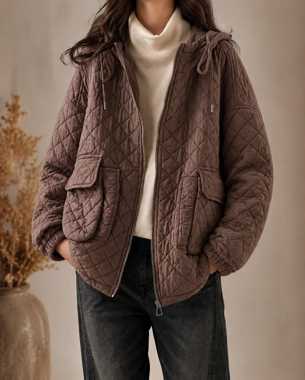 Lightweight Quilted Women's Jacket – Casual Wear, Outdoor Activities