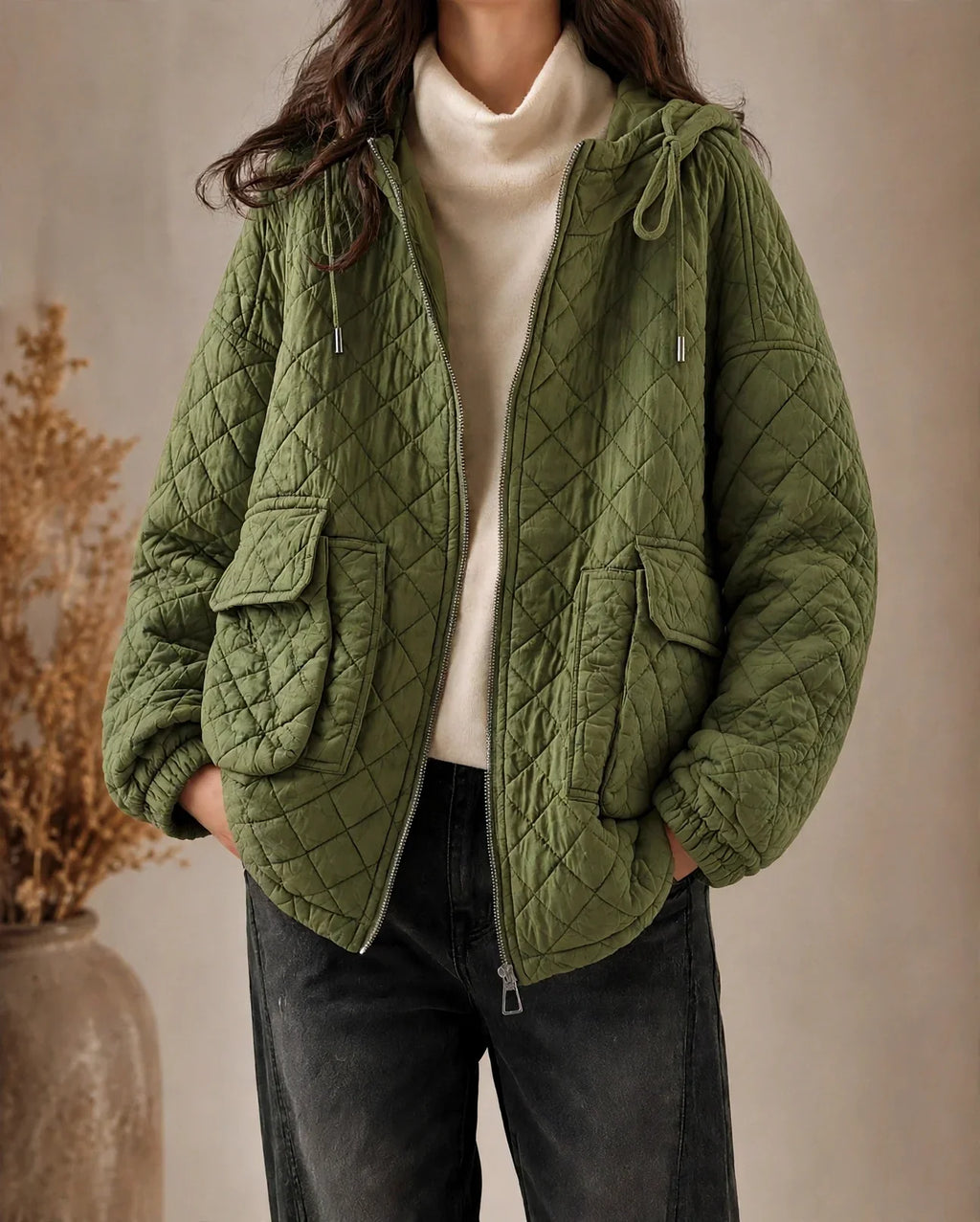 Lightweight Quilted Women's Jacket – Casual Wear, Outdoor Activities