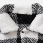 Luxurious Men's Fur Jacket in Velvet-Soft Material – Casual Wear, Winter Fashion