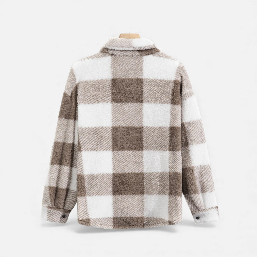 Luxurious Men's Fur Jacket in Velvet-Soft Material – Casual Wear, Winter Fashion
