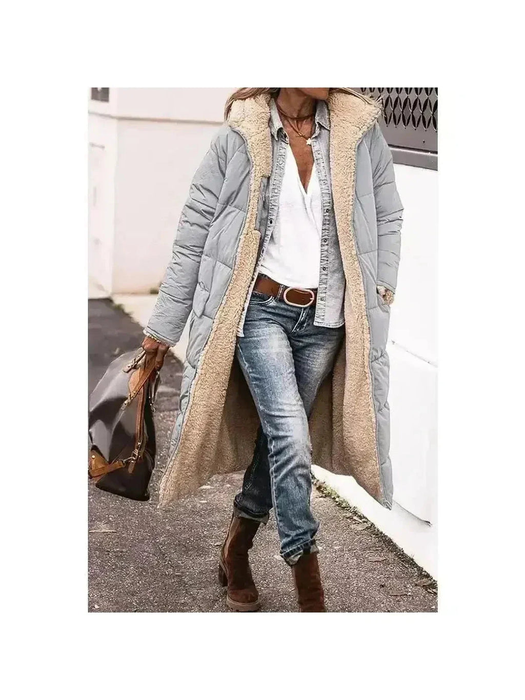 Madeira Sherpa-Lined Winter Coat – Warmth, Comfort
