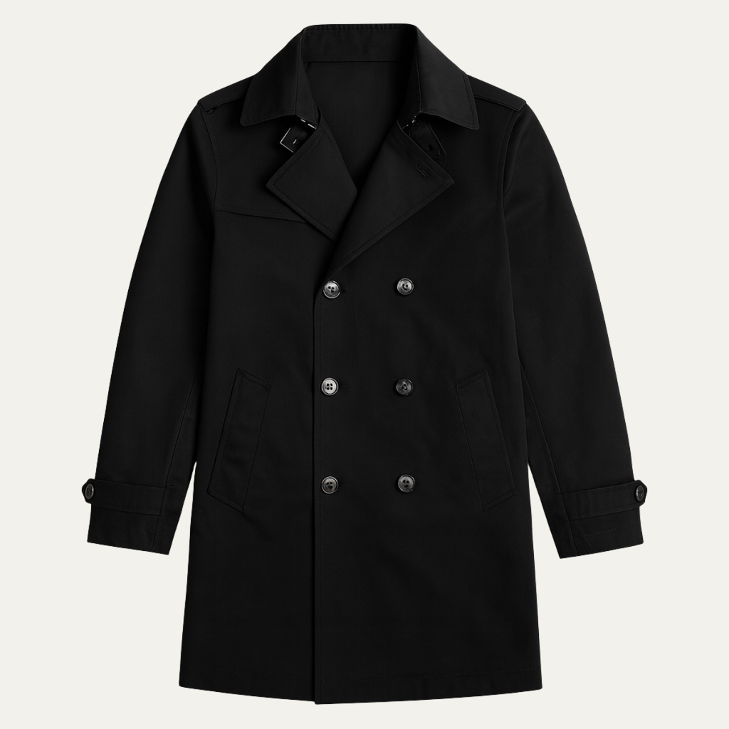 Maritime Double-Breasted Coat – Stylish Outerwear for Casual and Formal Wear