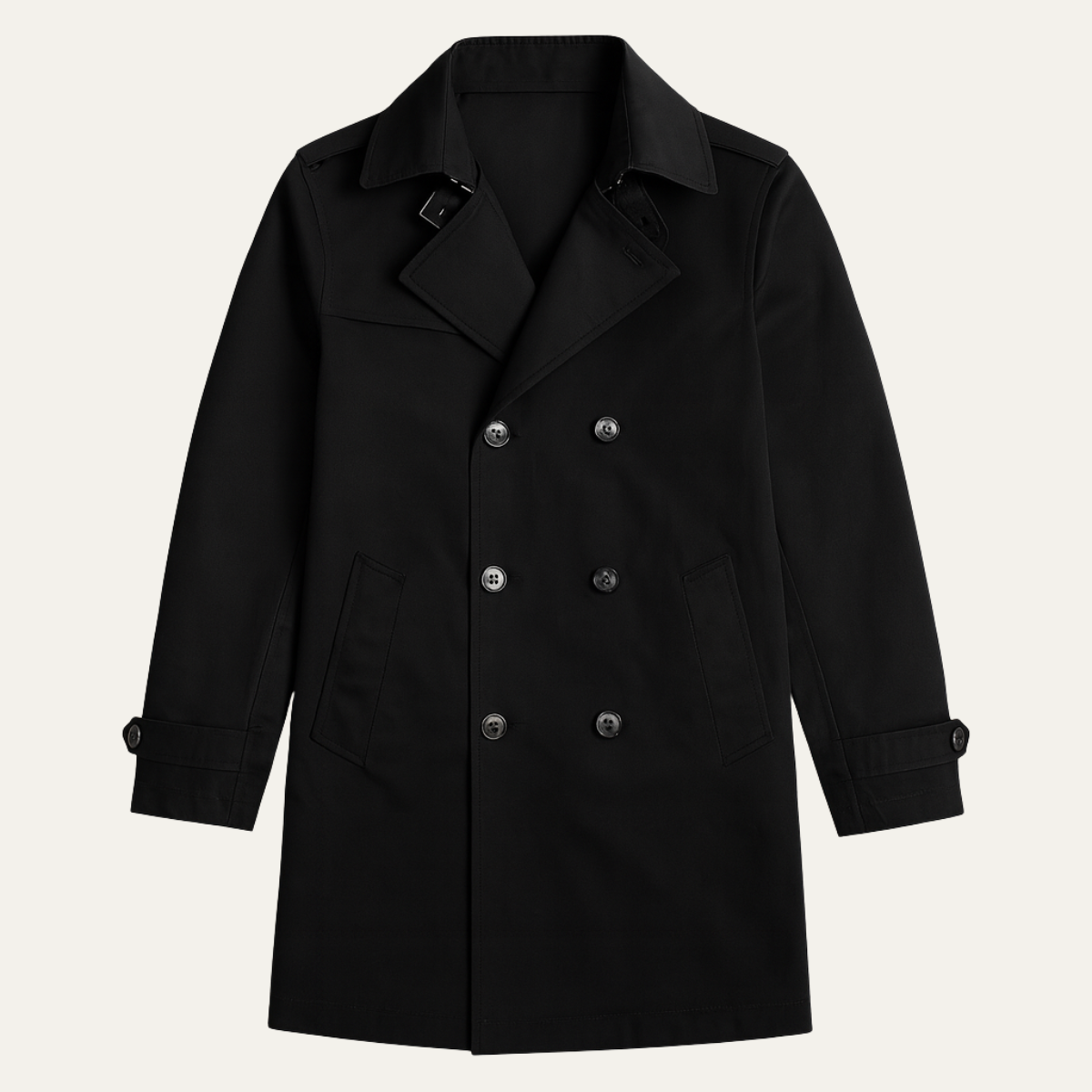 Maritime Double-Breasted Coat – Stylish Outerwear for Casual and Formal Wear