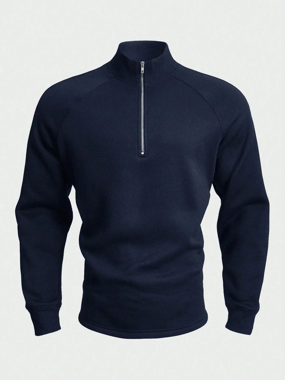 Men's Athletic Half-Zip Sweater – Casual Wear, Outdoor Activities