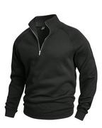 Men's Athletic Half-Zip Sweater – Casual Wear, Outdoor Activities