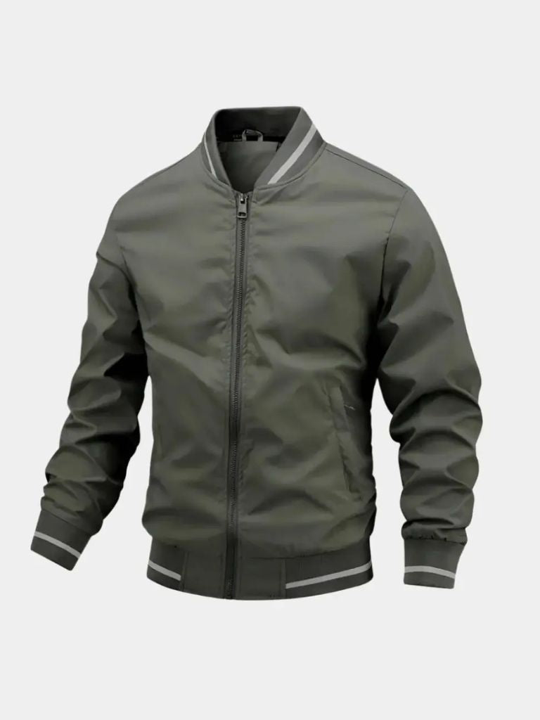 Men's Bomber Jacket Casual Transitional - Stylish Outerwear, Everyday Wear