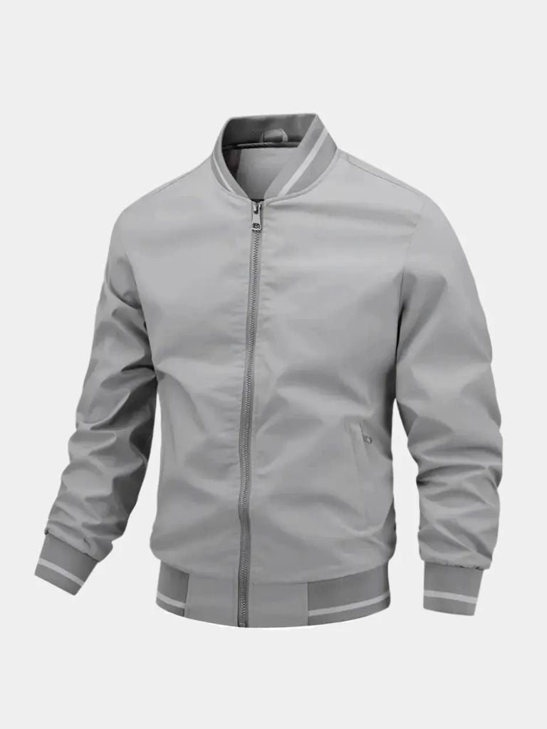 Men's Bomber Jacket Casual Transitional - Stylish Outerwear, Everyday Wear