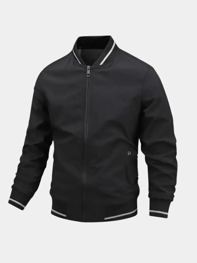 Men's Bomber Jacket Casual Transitional - Stylish Outerwear, Everyday Wear