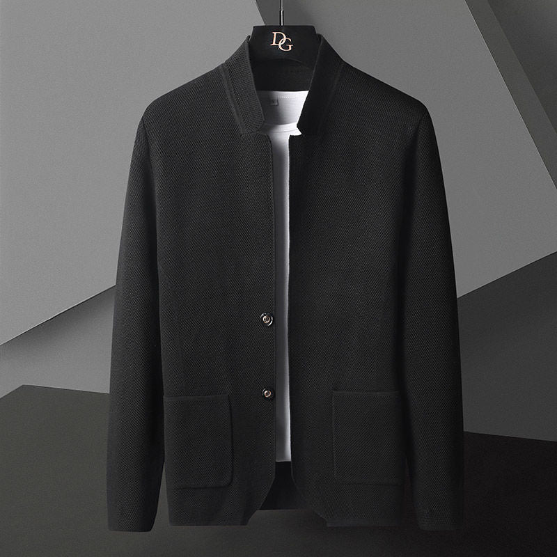 Men's Cardigan with Button Front and Pocket Design – Casual, Everyday Wear
