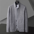 Men's Cardigan with Button Front and Pocket Design – Casual, Everyday Wear
