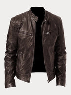Men's Casual Leather Jacket – Stylish Outerwear, Everyday Wear