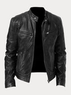 Men's Casual Leather Jacket – Stylish Outerwear, Everyday Wear