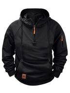 Men's Half-Zip Hoodie with Pocket – Casual, Everyday Wear